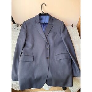 Charles Tyrwhitt Navy Proper Blazer 100% Wool Classic Fit 48R British Old Money